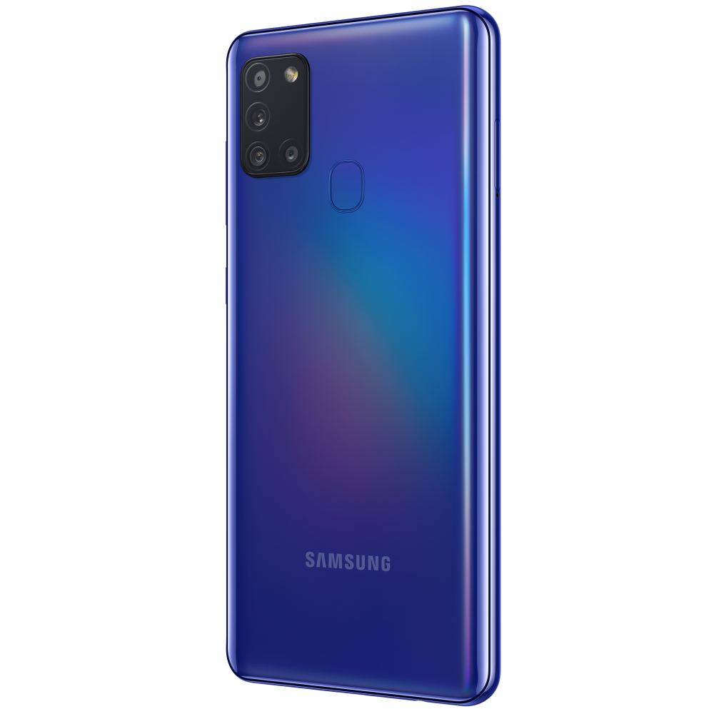 Téléphone Portable Samsung Galaxy A21s / Bleu + Etui offert + Galaxy Smart Tag SAMSUNG EL-T5300 offert