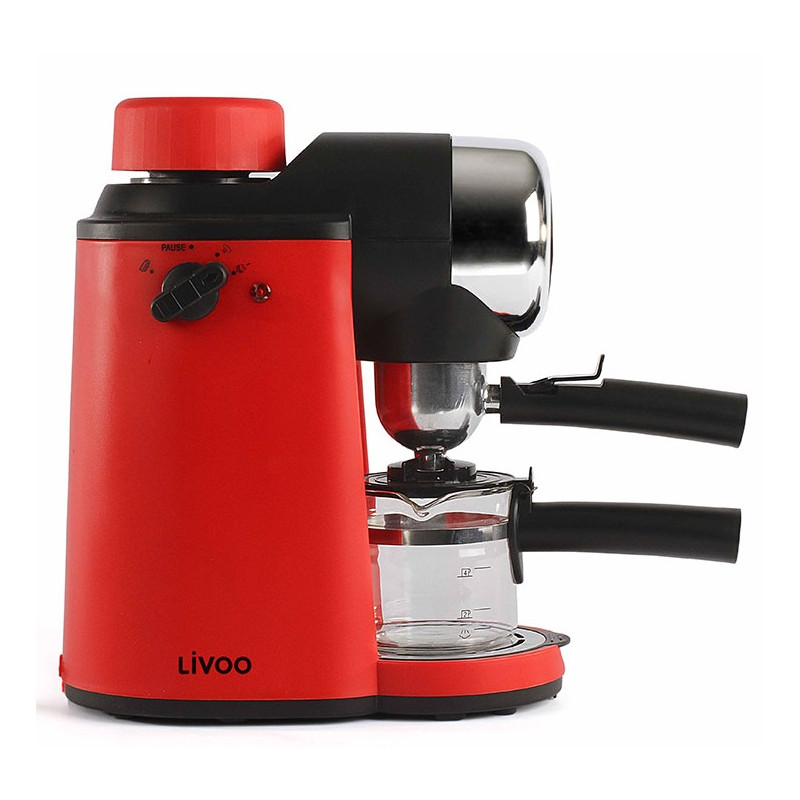 Machine à café EXPRESSO Livoo DOP159 / 800W / Rouge image 0