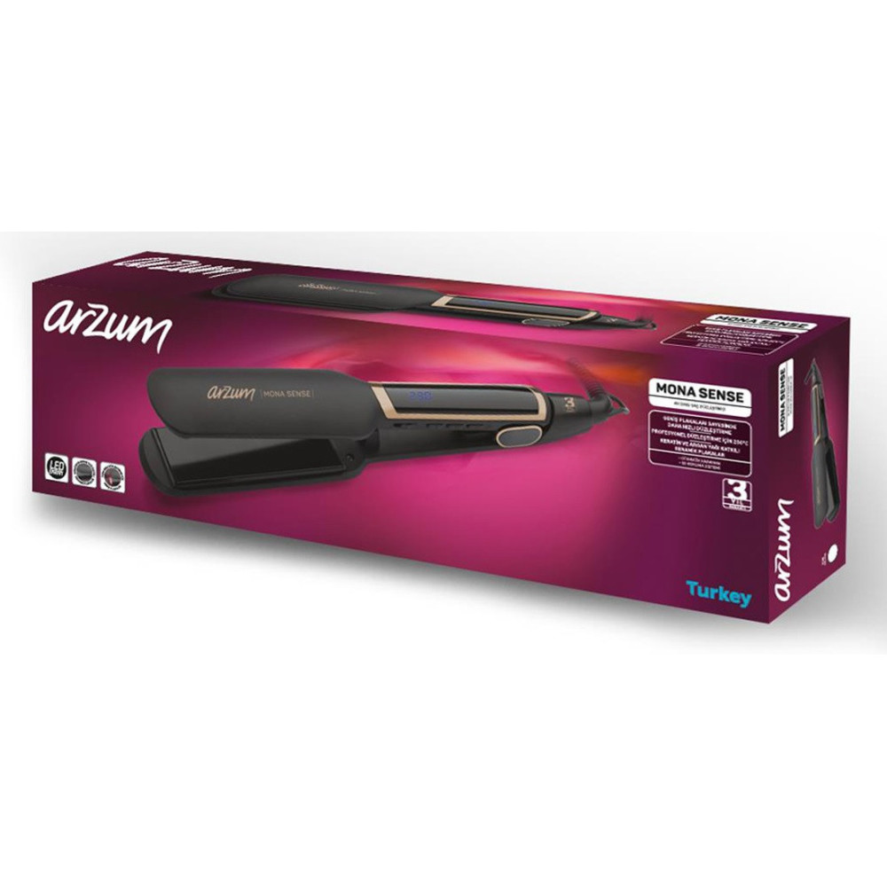 Lisseur plaques céramiques Kératine ARZUM Large AR5035 / Noir
