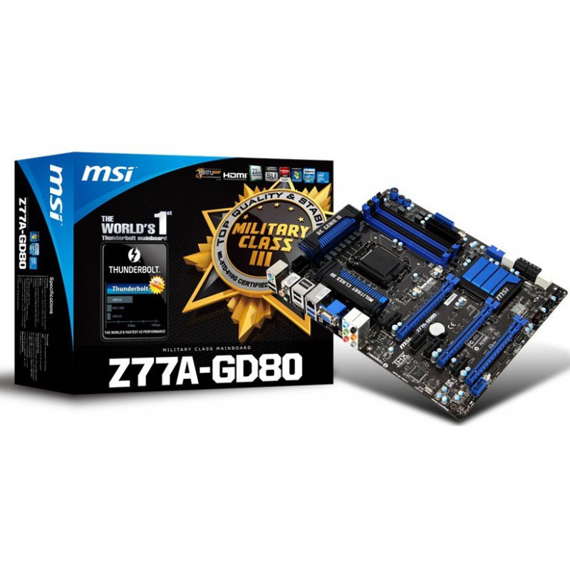 Carte mère MSI Z77A-GD80