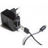 Chargeur secteur Energizer 3.4A 2 Port USB + Câble Vers Micro-USB
