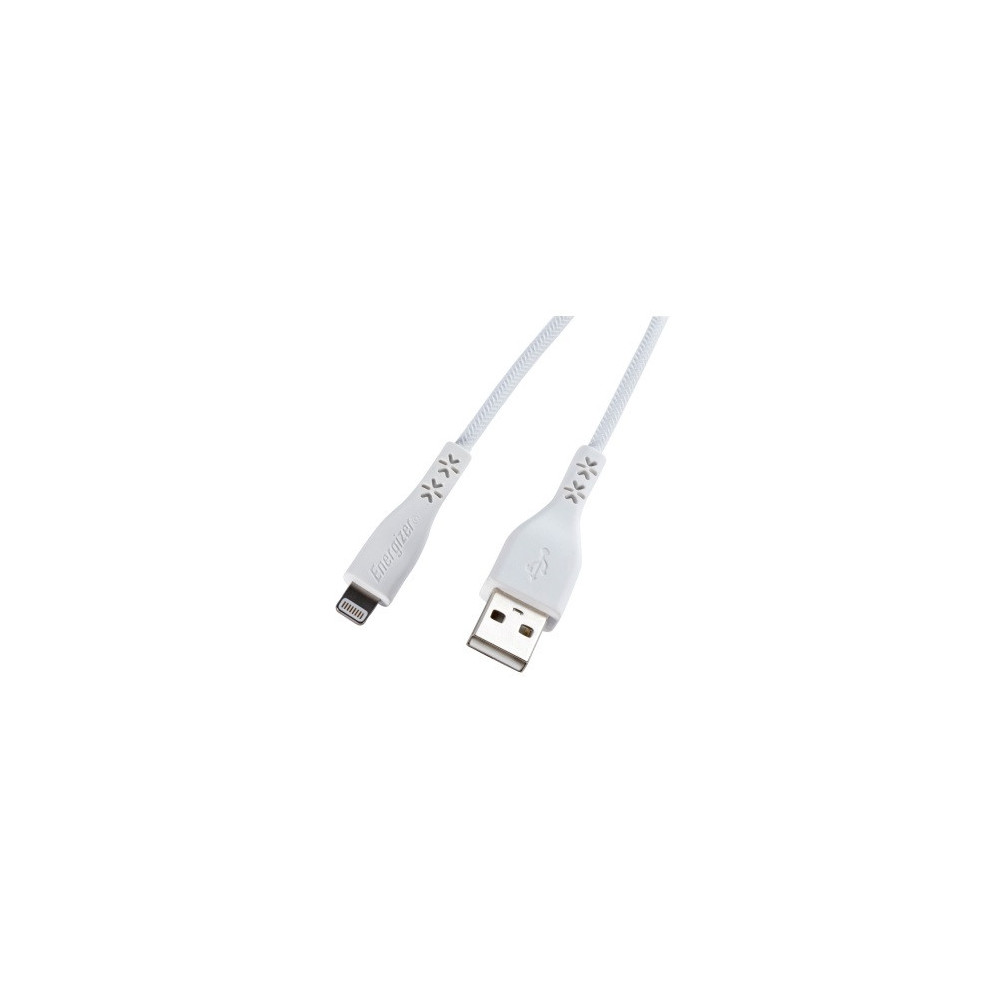 Câble Energizer a charge Rapide USB Vers Lightning / Blanc
