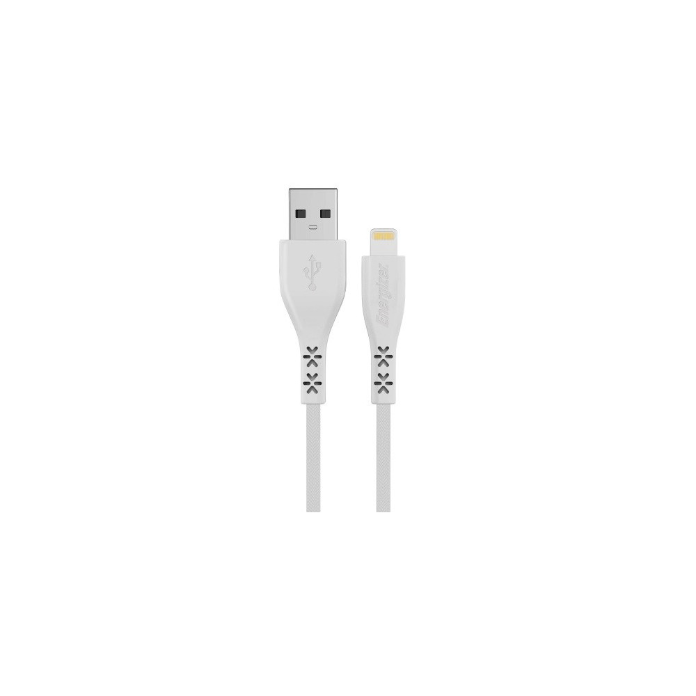 Câble Energizer a charge Rapide USB Vers Lightning / Blanc