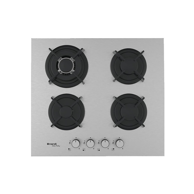 Plaque de cuisson Gaz encastrable Nardi FLG643AVX / 4 Feux