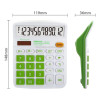 Calculatrice de bureau Osalo à énergie Solaire OS-837VC / Vert Ou Bleu