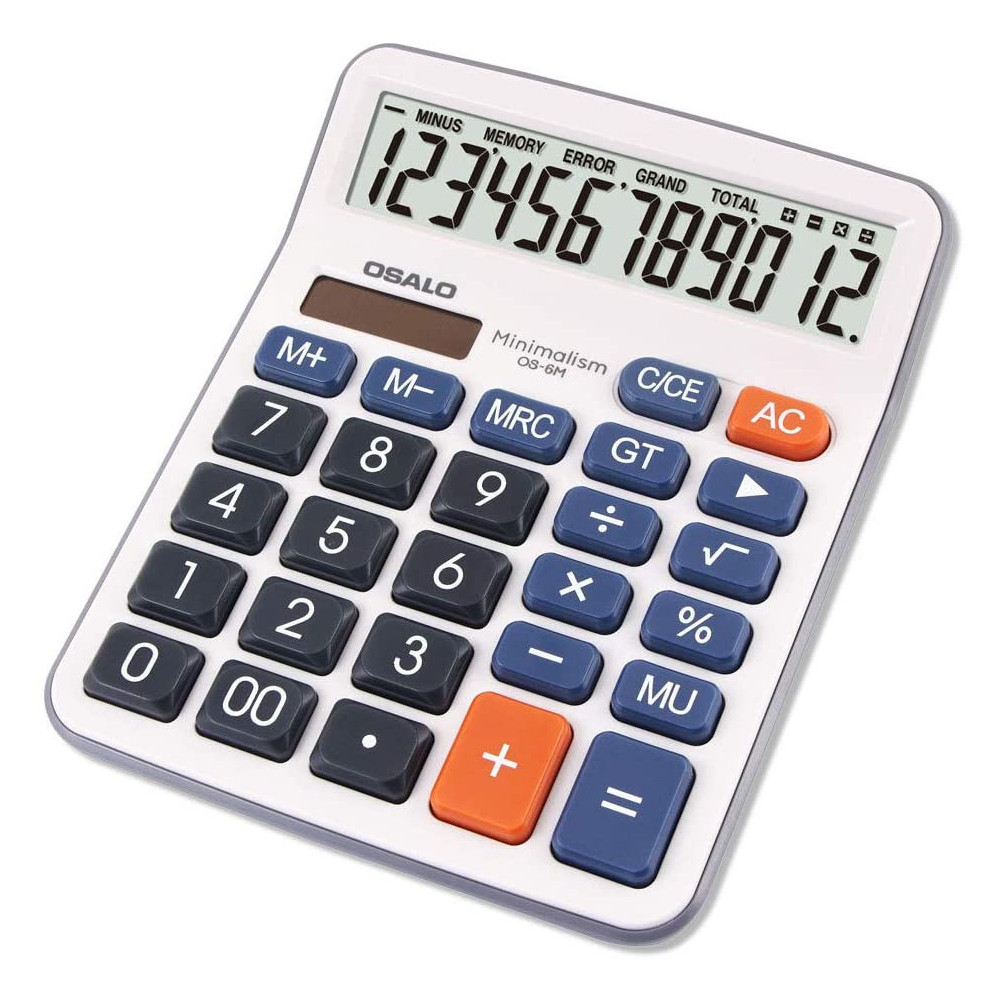 Calculatrice de bureau 12 chiffres OSALO OS-6M