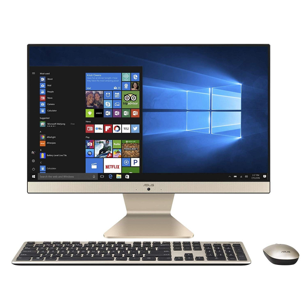 PC de bureau All-in-One Asus Vivo AiO V222UAK / i3 8è Gén / Noir