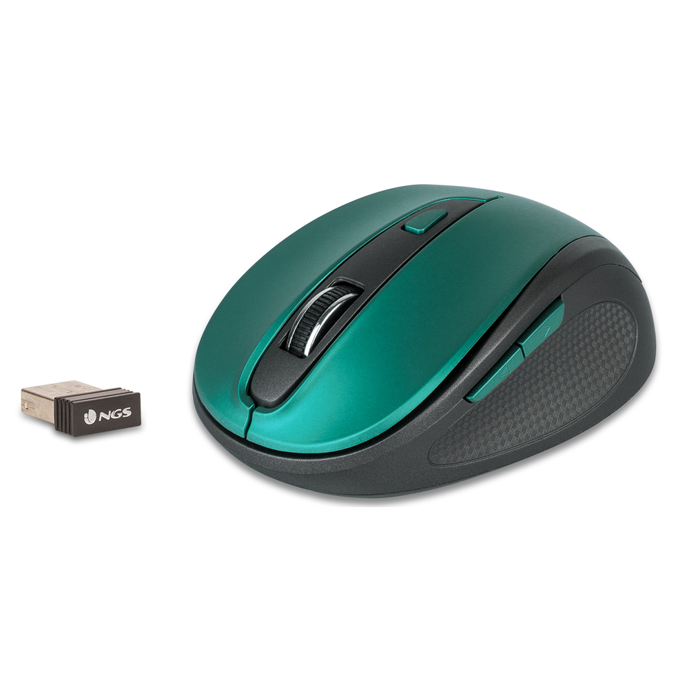 Souris Optique Sans Fil NGS Boutons Silencieux 1600 dpi / Bleu