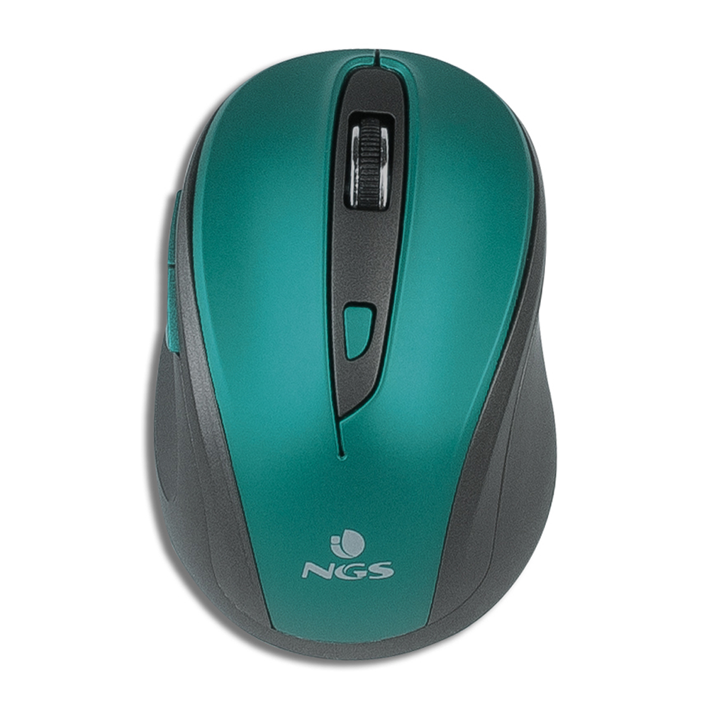 Souris Optique Sans Fil NGS Boutons Silencieux 1600 dpi / Bleu