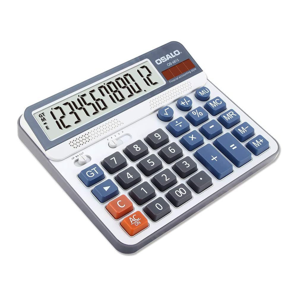 Calculatrice Solaire de bureau Osalo 12 chiffres OS-6815
