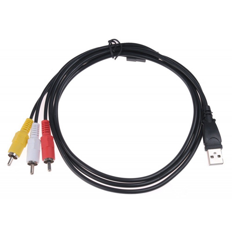 Câble USB Vers 3 RCA