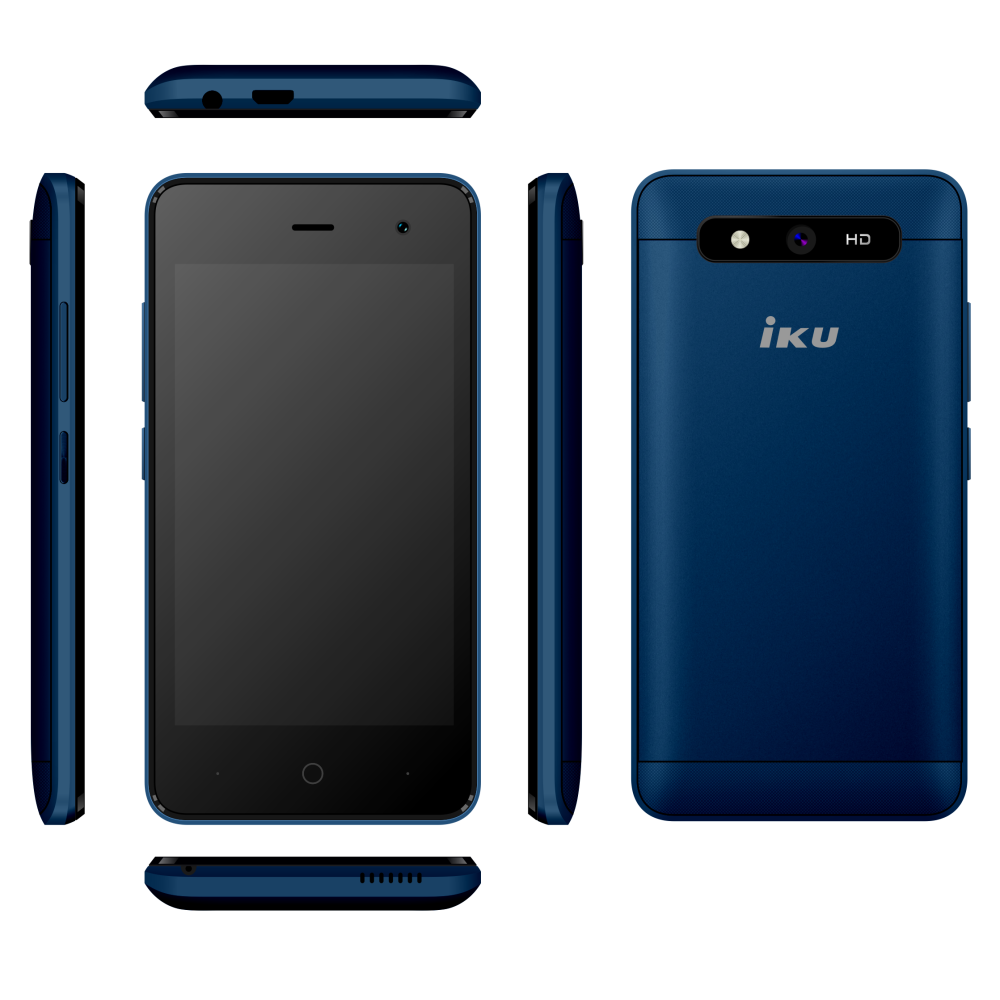 Téléphone Portable Iku ix / 3G / Double SIM / Bleu