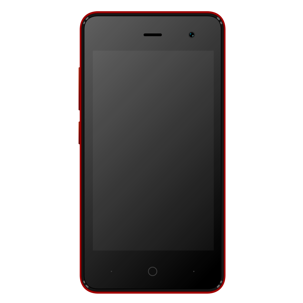 Téléphone Portable Iku ix / 3G / Double SIM / Rouge