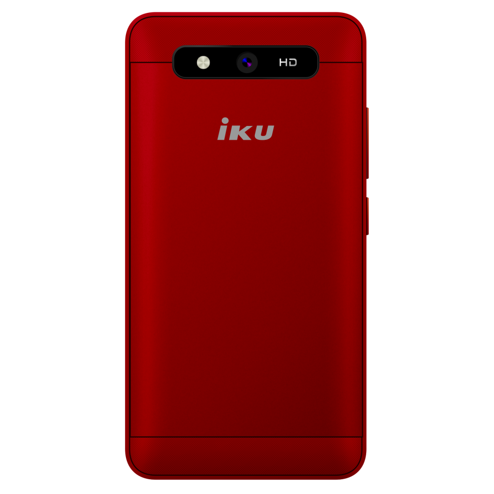 Téléphone Portable Iku ix / 3G / Double SIM / Rouge