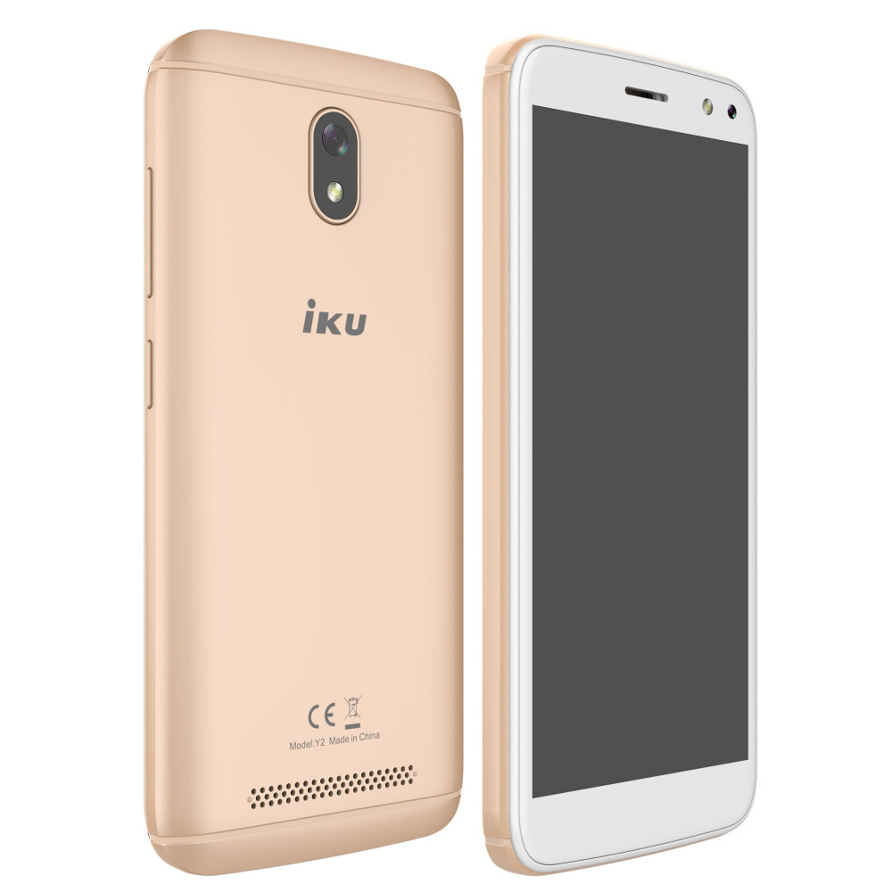 Téléphone Portable Iku Y2 / 3G / Double SIM / Rose & Gold