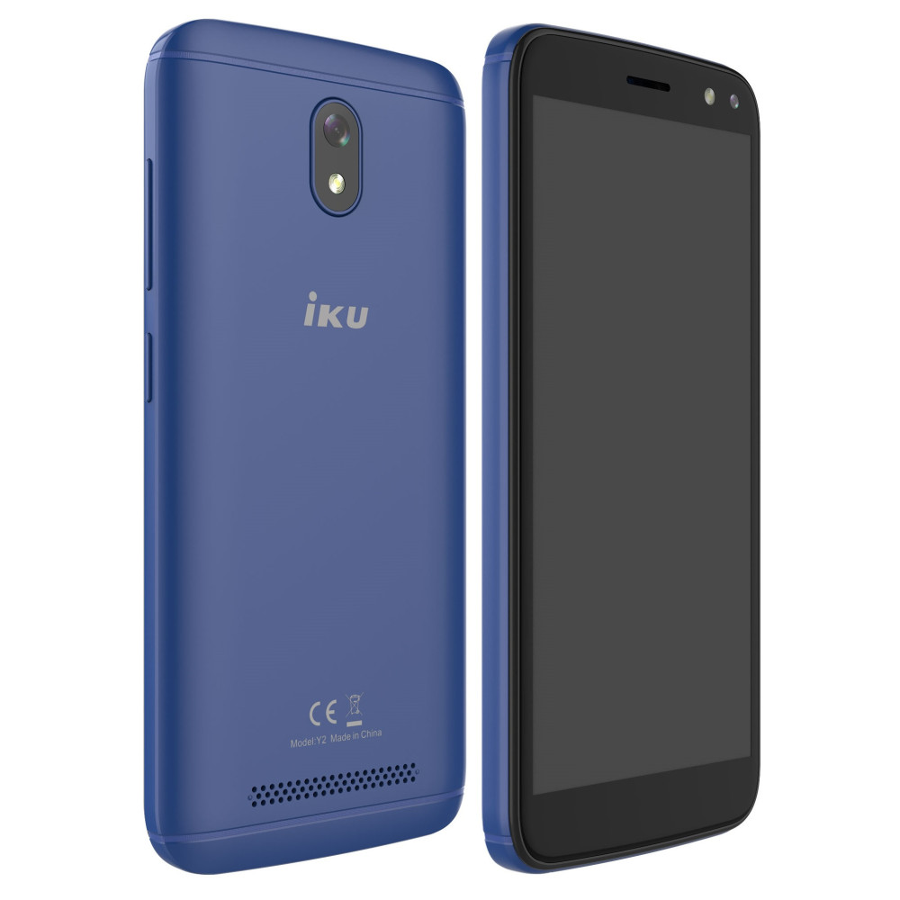 Téléphone Portable Iku Y2 / 3G / Double SIM / Bleu
