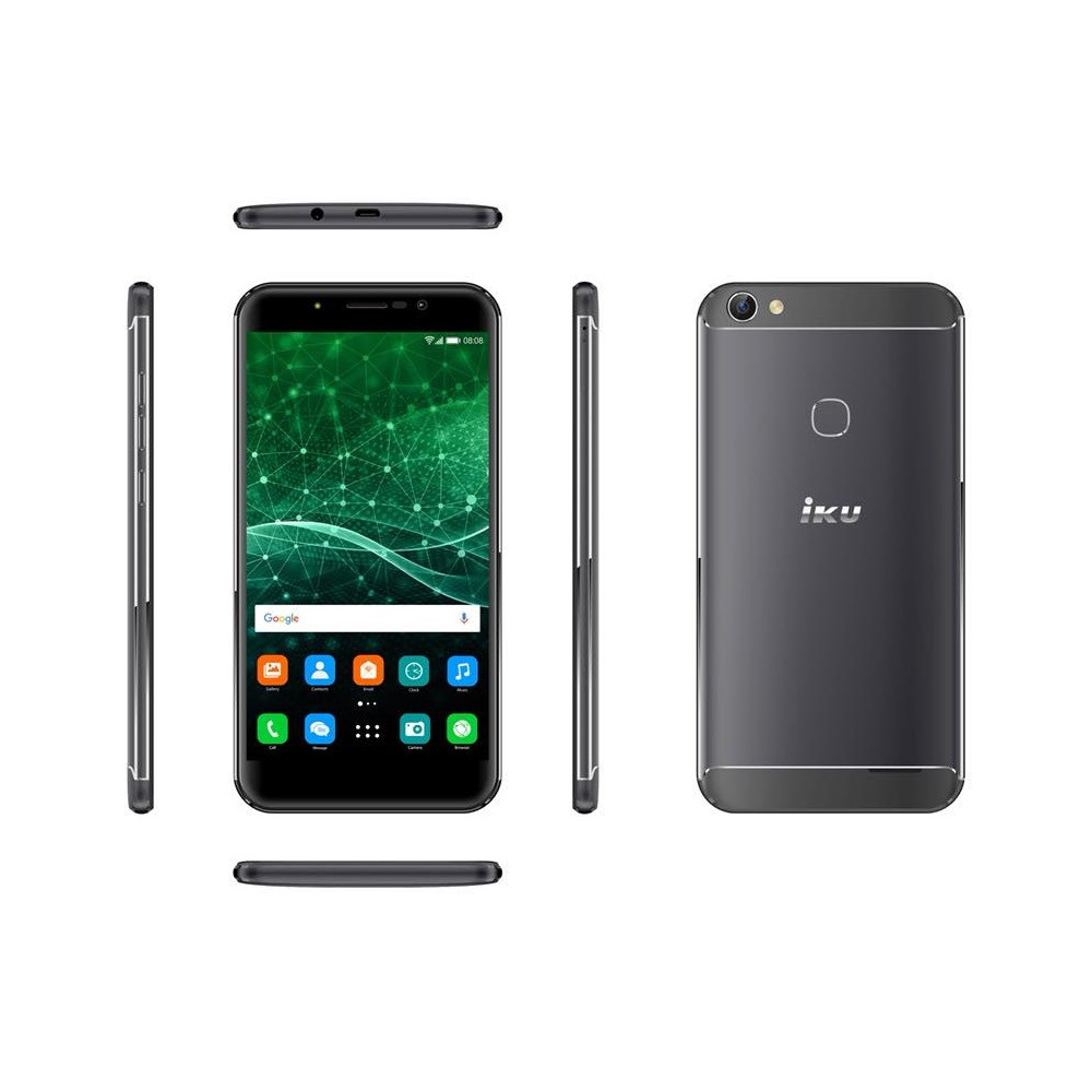 Téléphone Portable Iku K3 / 3G / Double SIM / Gris