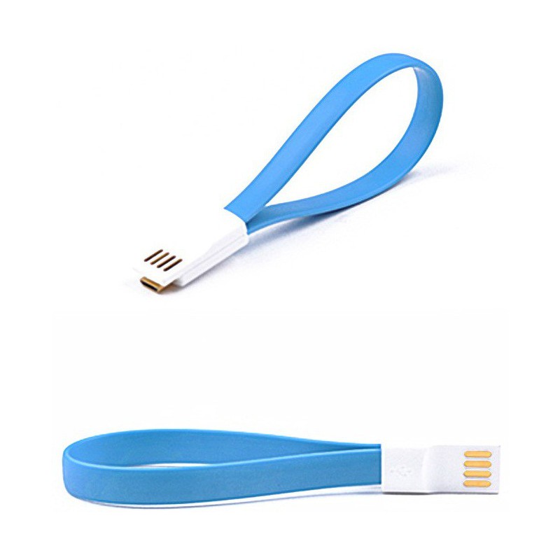 Câble USB Vers Micro USB Aiment Bleu