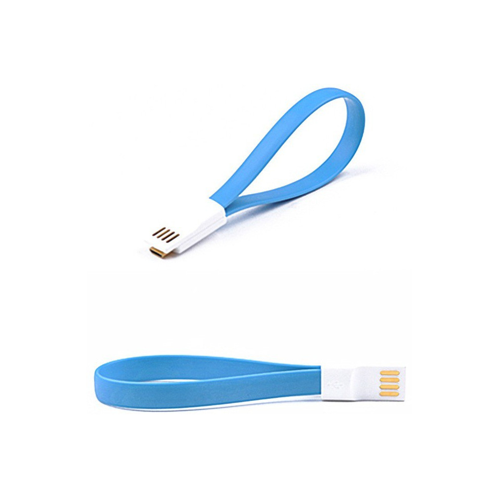 Câble USB Vers Micro USB Aiment Bleu