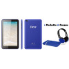 Tablette Iku T4 / 7" / 3G / Bleu + Pochette + Casque