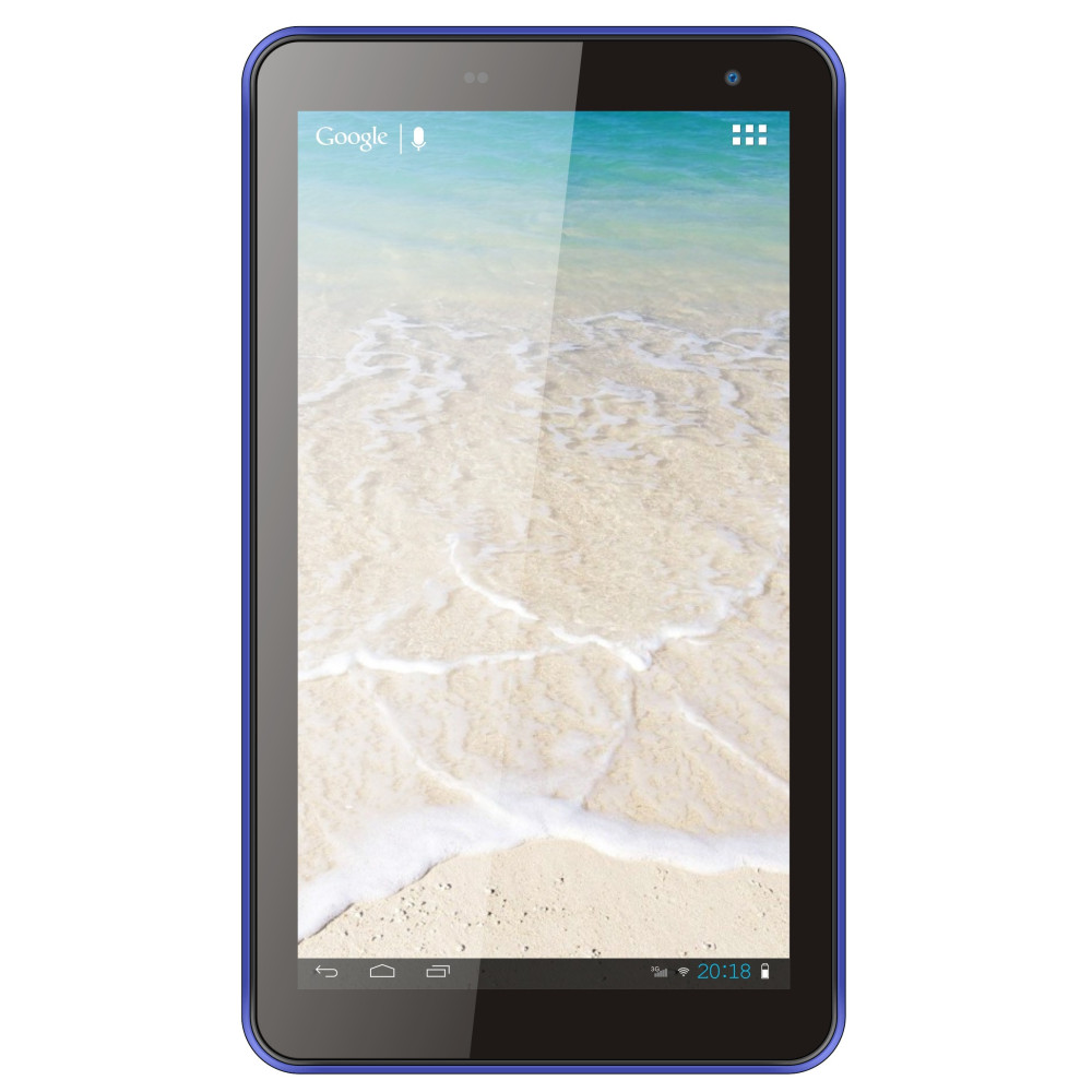 Tablette Iku T4 / 7" / 3G / Bleu + Pochette + Casque