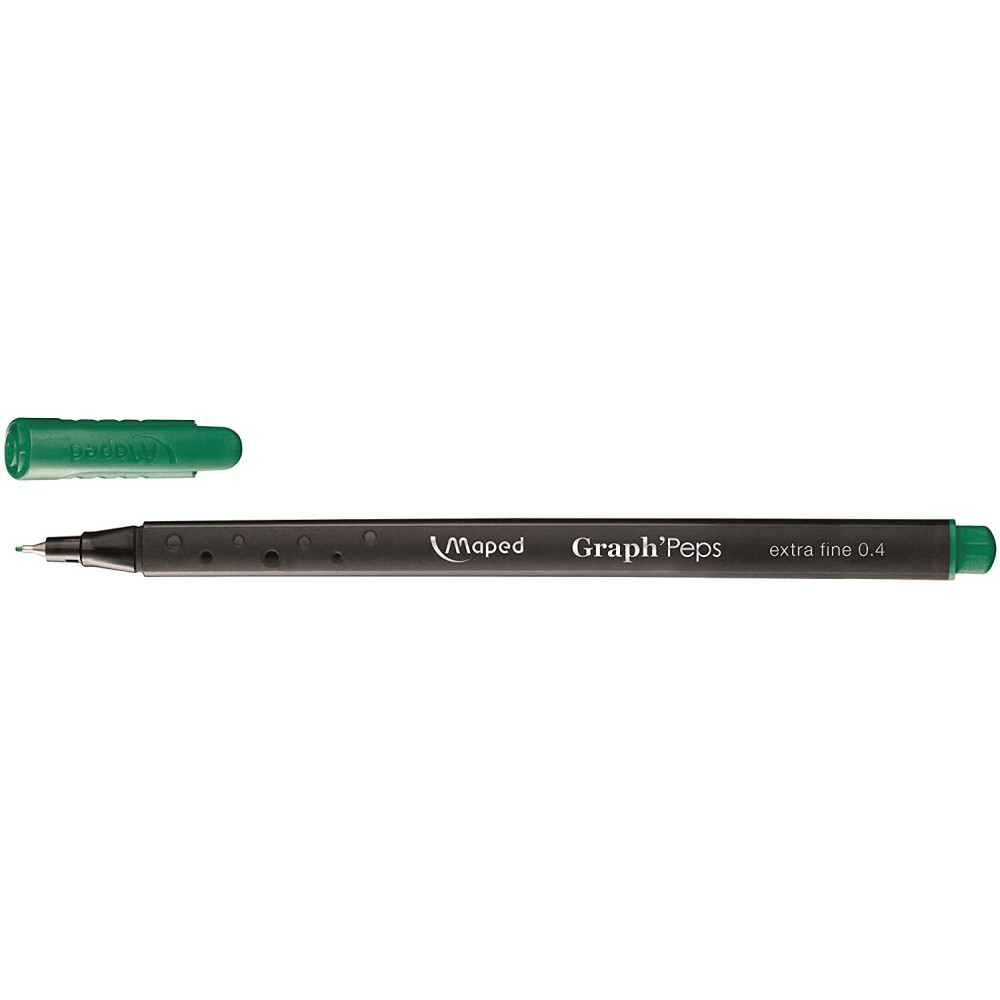 Stylo Feutre Graph'Perps Maped Pointe Fine 0.4 mm / Vert Golf