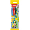Pochette de 4 stylos Couleur a Bille Maped Ice Medium