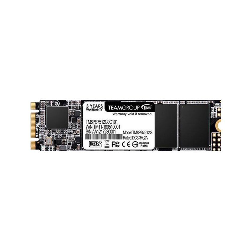 Disque Dur Interne TEAM GROUP M.2-2280 SATA3 MS30 /512Go