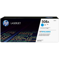 Cartouche de toner HP 508A  LaserJet Cyan originale / 6 000 pages CF361A