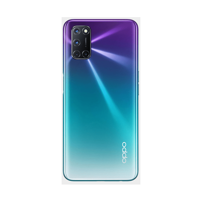 Oppo A92 Aurora Violet back
