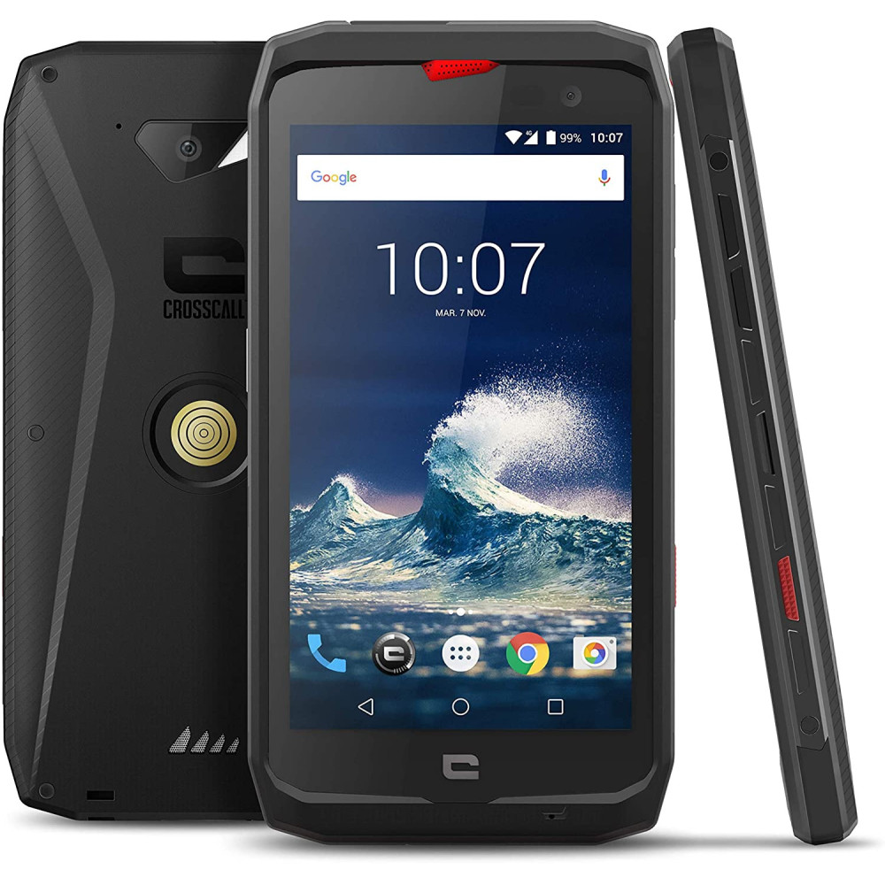 Téléphone Portable Crosscall Action X3 / 4G / Etanche & résistant / Noir