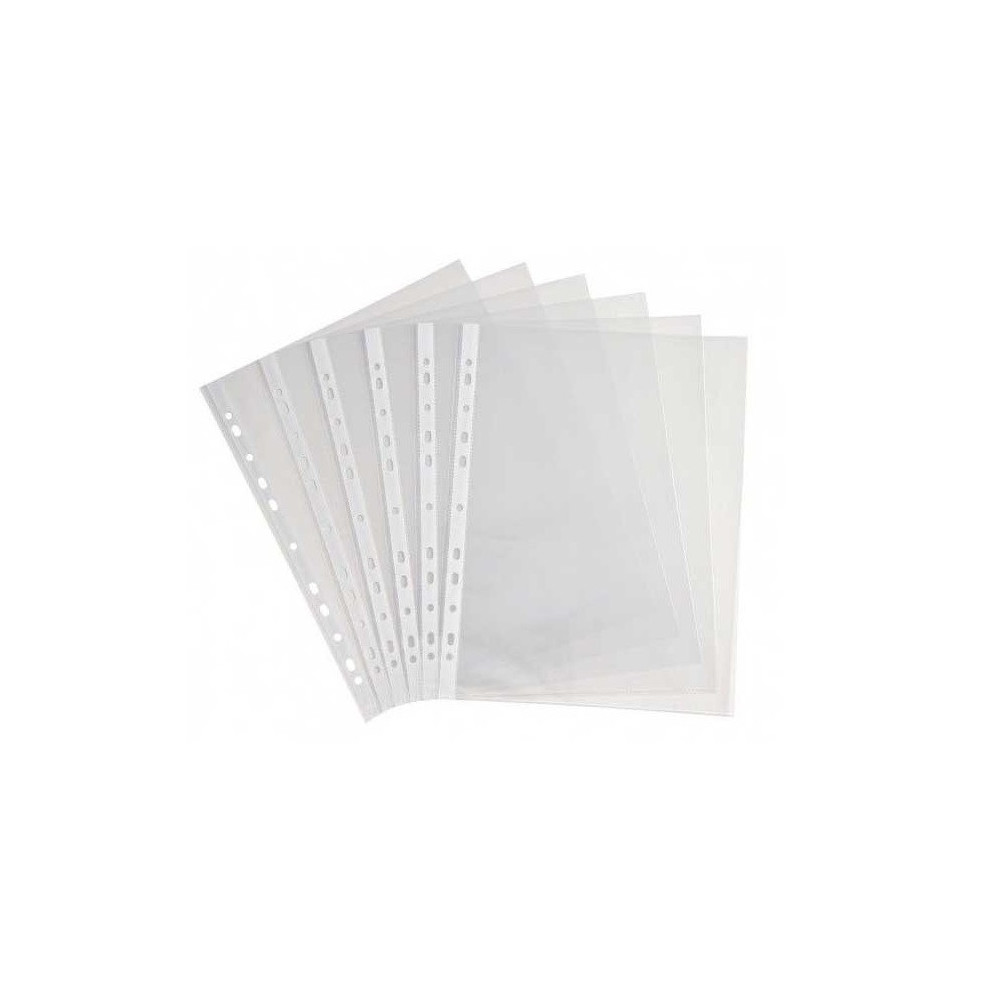 Lot de 100 pochettes perforées 50 Microns ELBA