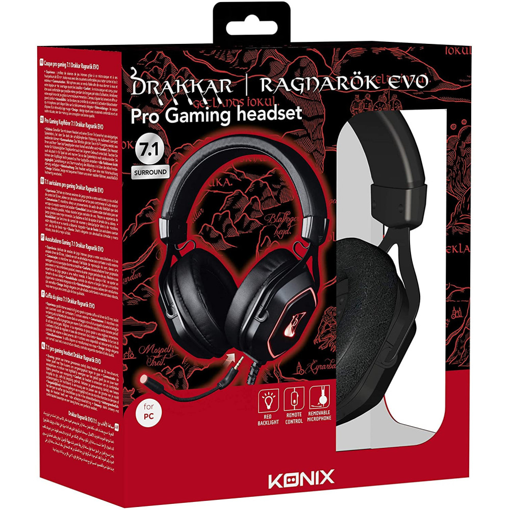 Casque Micro Konix Drakkar Ragnarok EVO 7.1