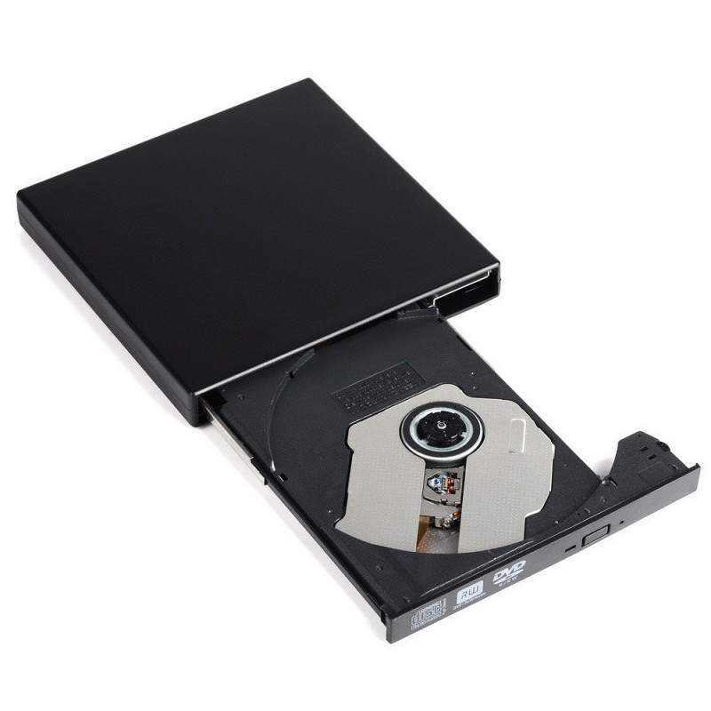 Lecteur & Graveur de DVD/CD externe USB - Noir - Trademos