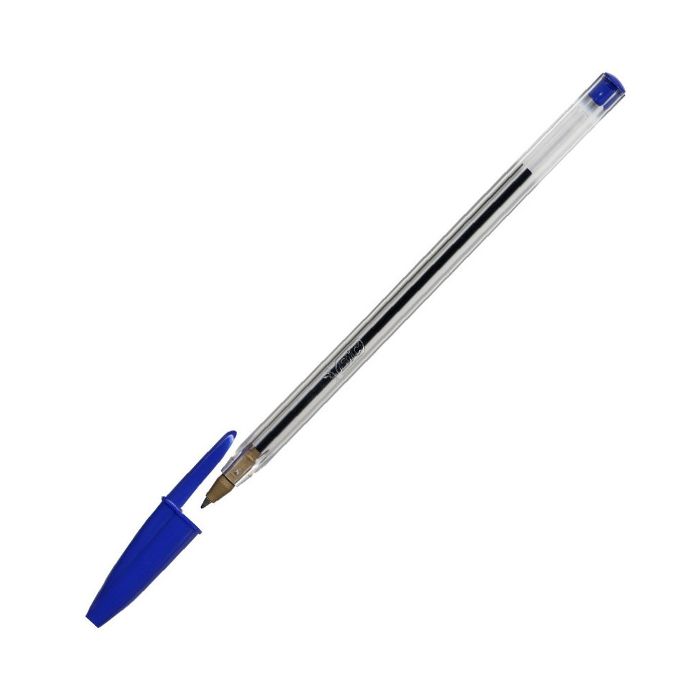 Pack de 50 Stylo à bille Cristal Medium BIC / Bleu