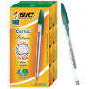 Pack de 50 Stylo à bille Cristal Medium BIC / Vert