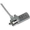 Cable antivol König Pour ordinateur portable Chiffre Metal / 1.8 m / Argent