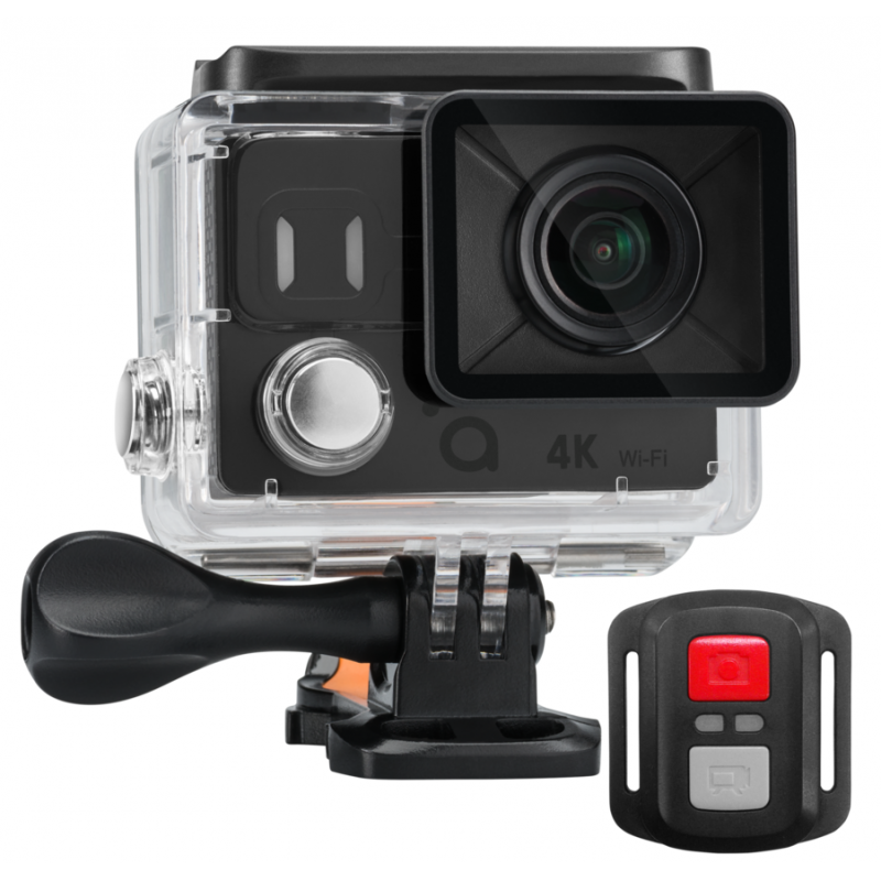 Caméra Sport 4K Ultra HD 16Mp Etanche Grand Angle 170° Action 2 Pouces HDMI Wifi + SD 8Go - Caméra sportive