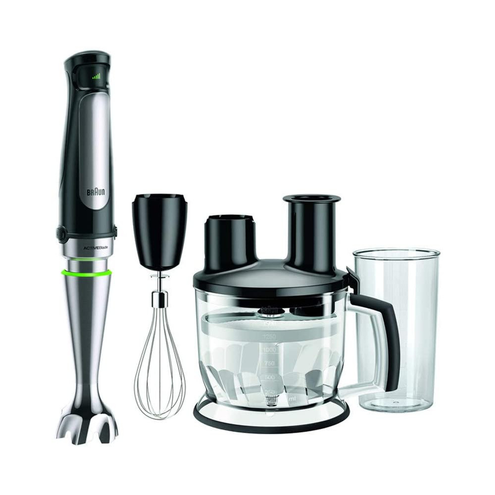 Mixeur plongeant Multiquick Braun Serie 7 multifonctions 5en1 MQ7075X / 1000 W / Noir