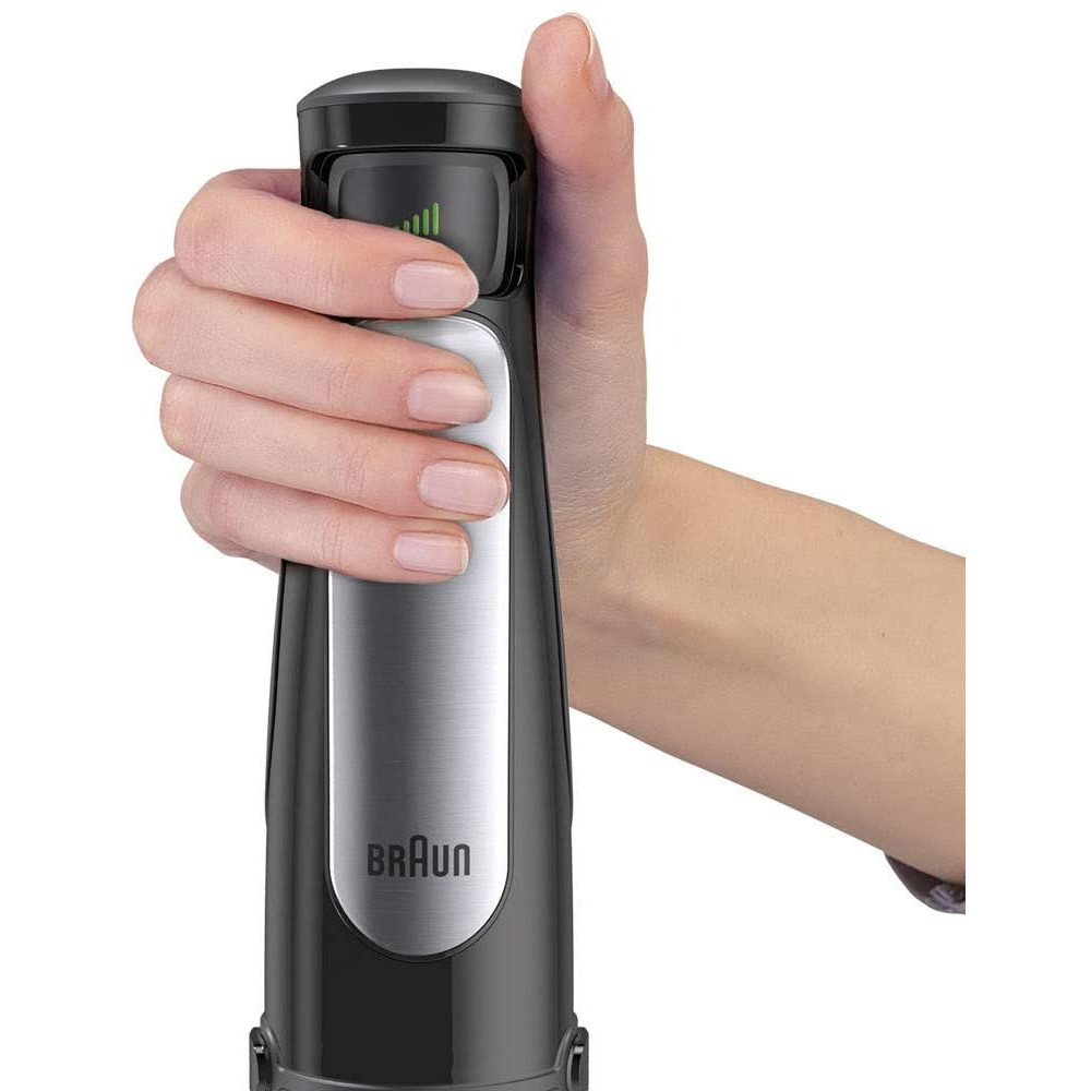 Mixeur plongeant Multiquick Braun Serie 7 multifonctions 5en1 MQ7075X / 1000 W / Noir
