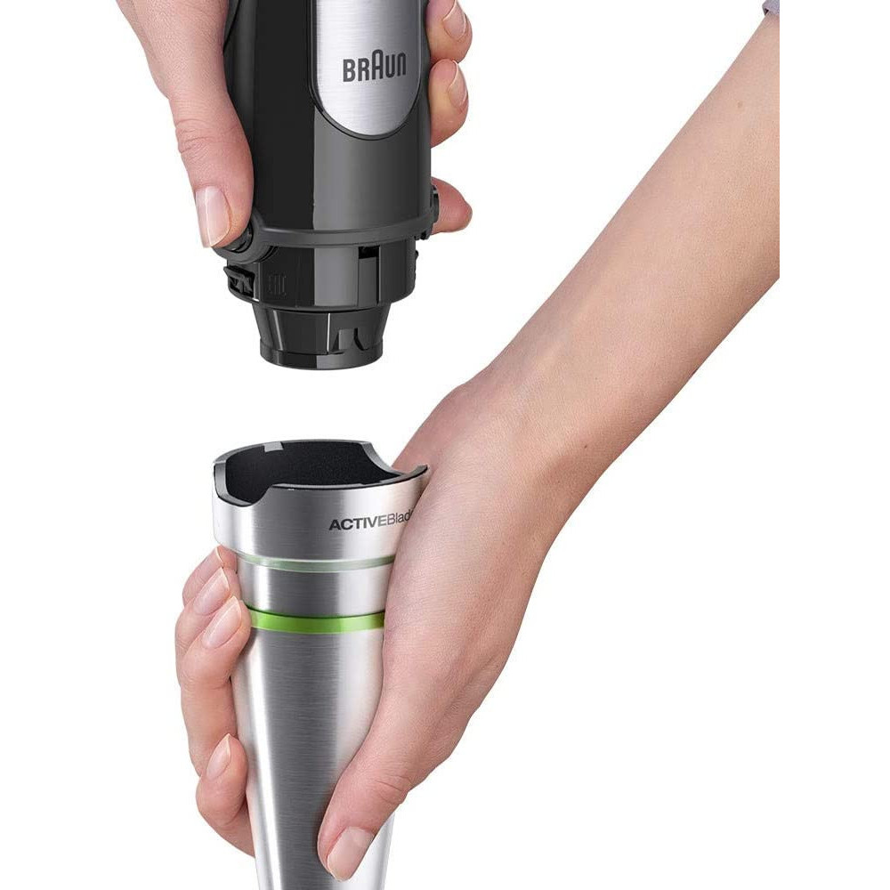 Mixeur plongeant Multiquick Braun Serie 7 multifonctions 5en1 MQ7075X / 1000 W / Noir