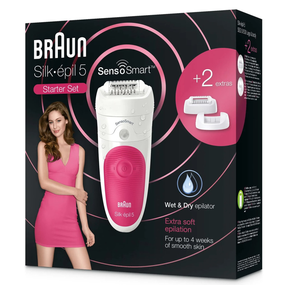 Epilateur BRAUN Silk-épil 5 SensoSmart SES5/500