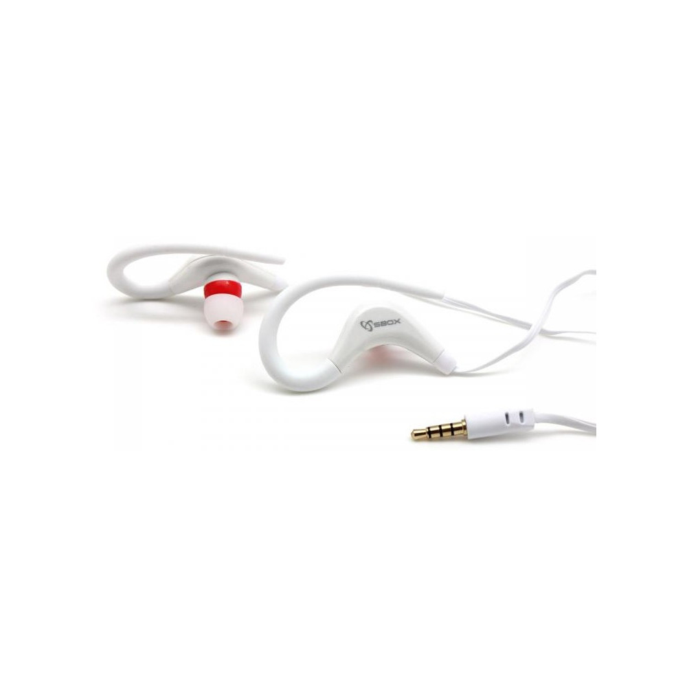 Écouteurs avec Microphone SBOX EP-338 - BLANC