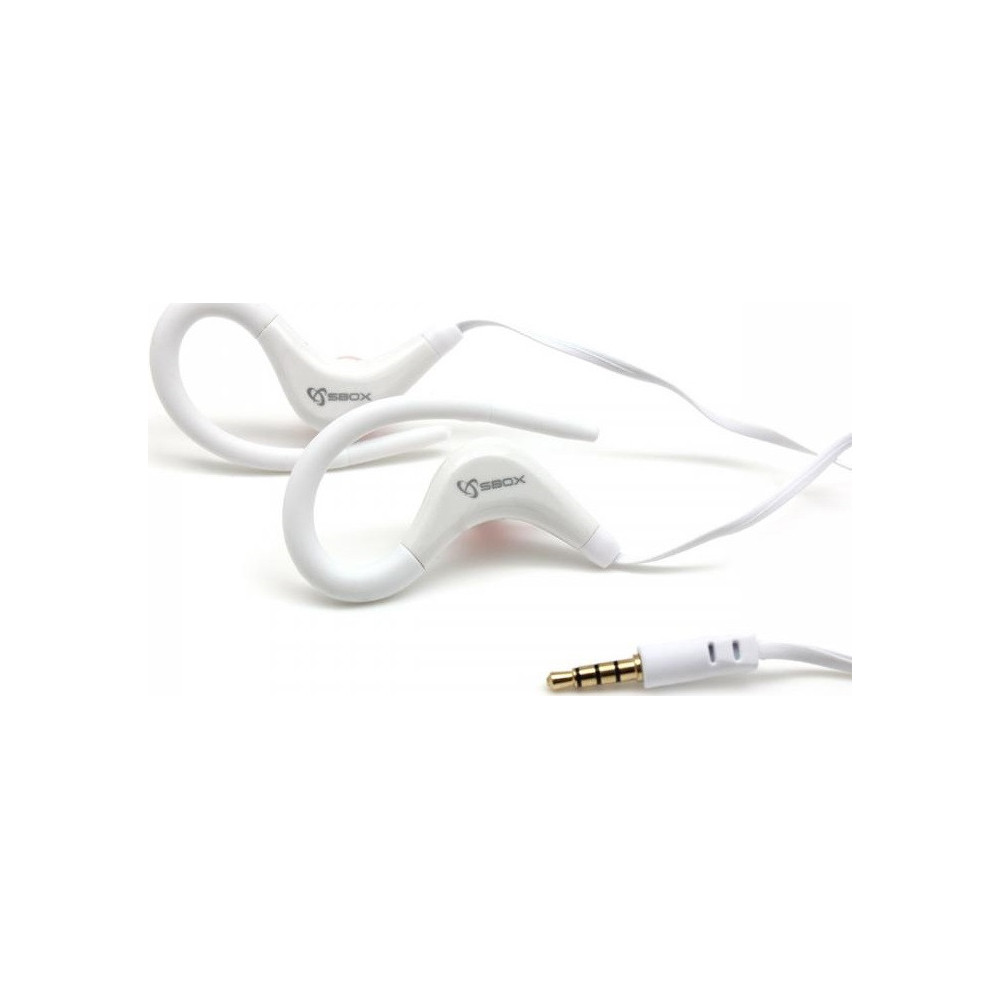 Écouteurs avec Microphone SBOX EP-338 - BLANC