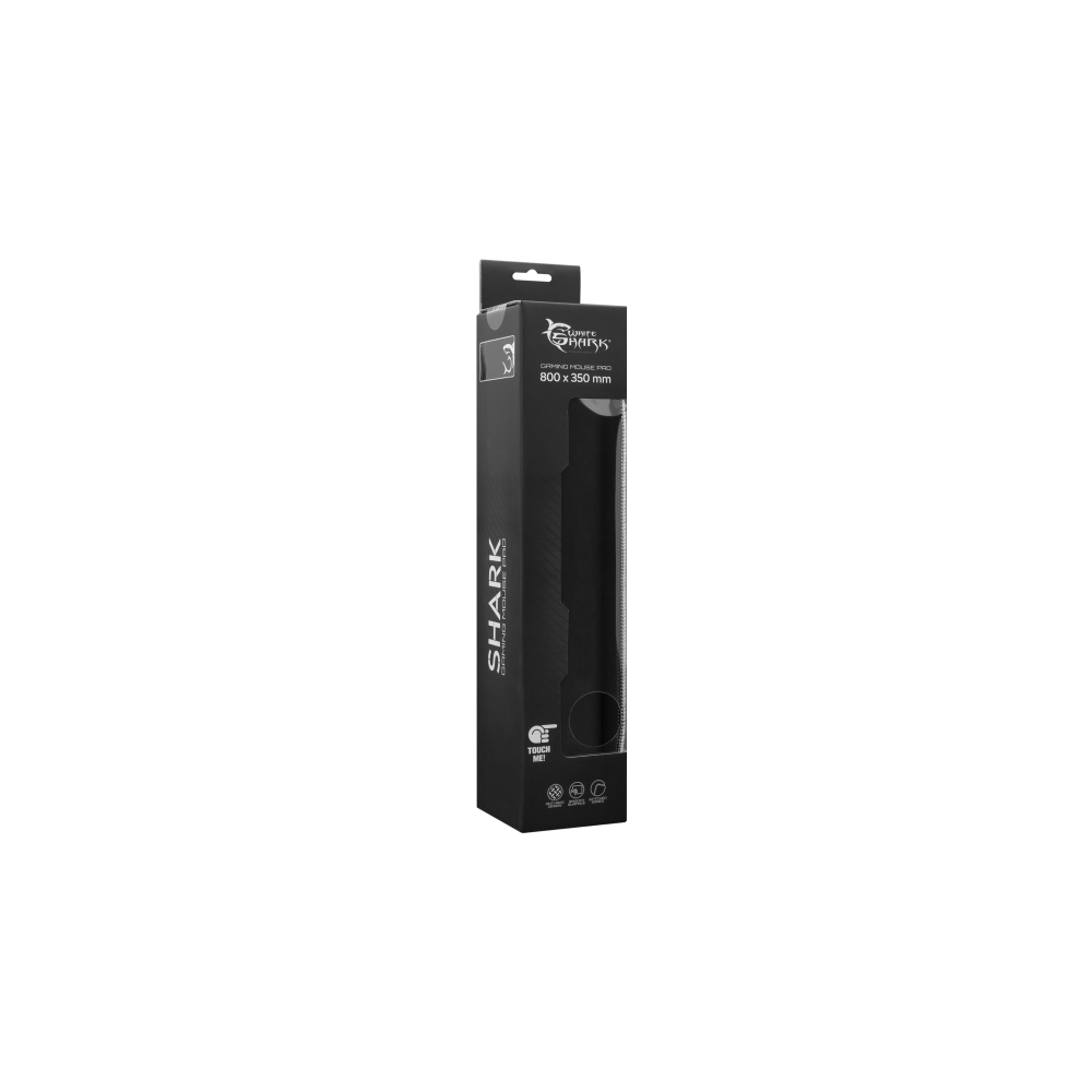 Tapis  Souris Gamer WHITE SHARK Requin  MP-1967 / 800 x 350 x 3 mm / NOIR
