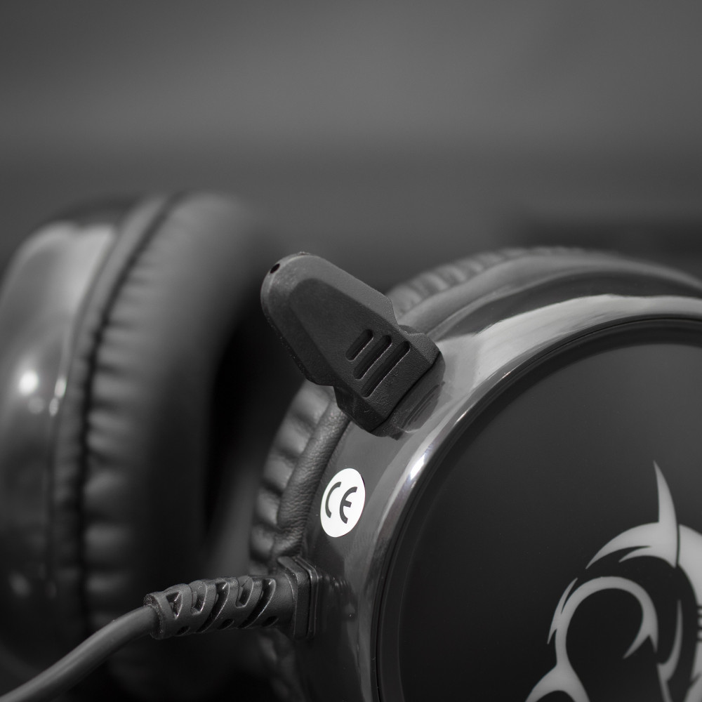 Micro Casque Gamer WHITE SHARK MARGAY GH-1947 /Noir