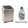 Machine à laver Automatique Top Load Whirlpool WTL1300 / 13 Kg / Silver + Liquide Ariel 5Kg Offert