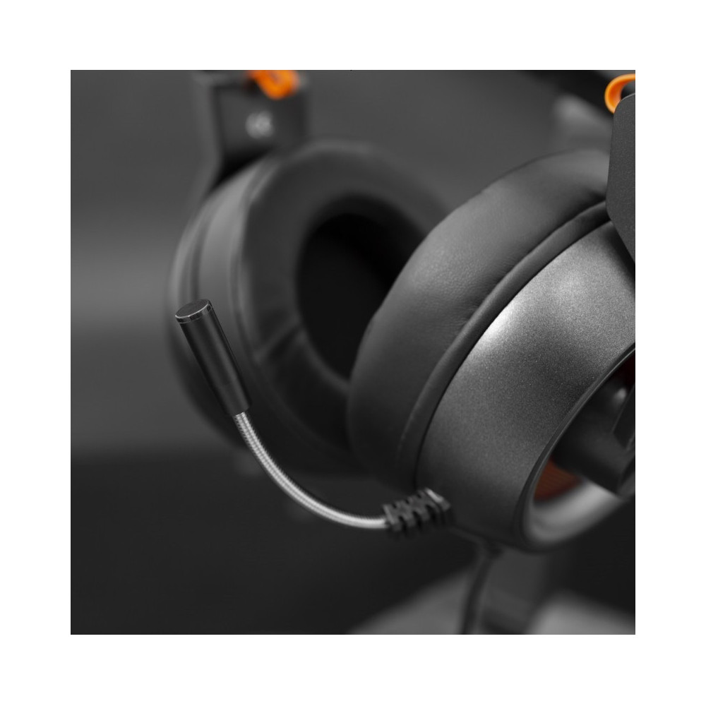 Micro Casque Gamer WHITE SHARK CARACAL GH-1949 /Noir