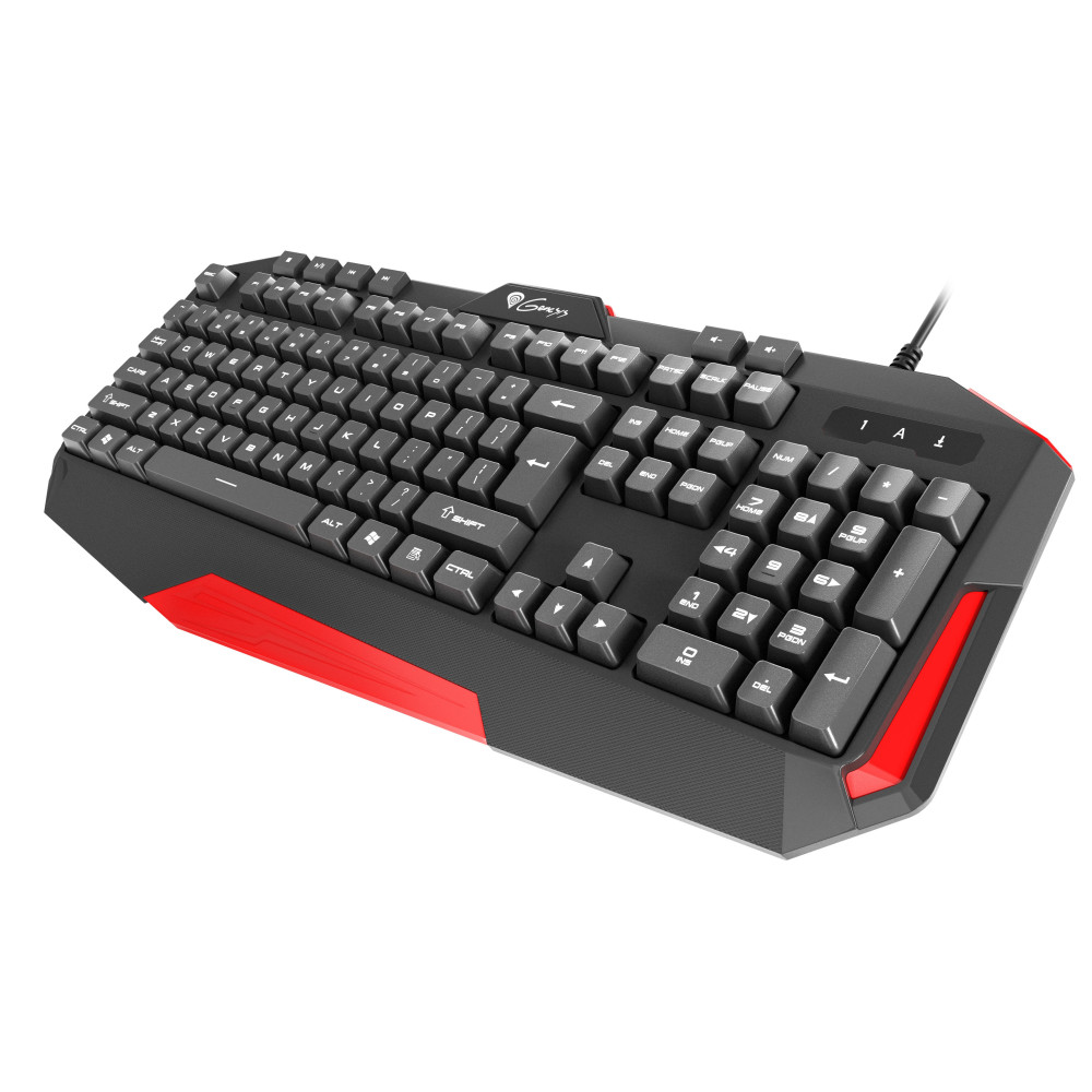 Clavier Gaming Genesis Rhod 220 / Noir & Rouge