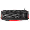 Clavier Gaming Genesis Rhod 220 / Noir & Rouge
